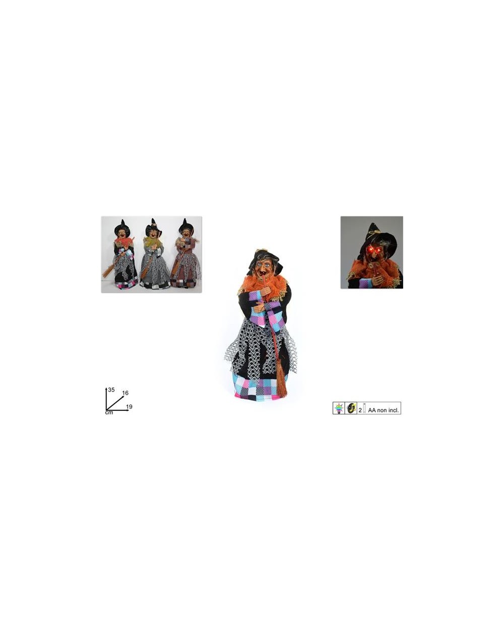 BEFANA 35cm. C/LUCI E SUONI  A191138