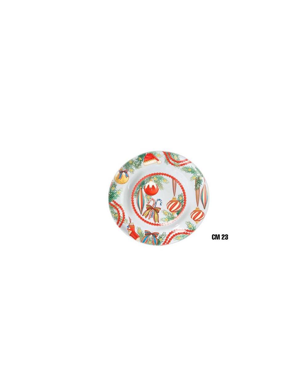 PIATTO FONDO 23cm ALBERO DI NATALE  ME-1645-1352