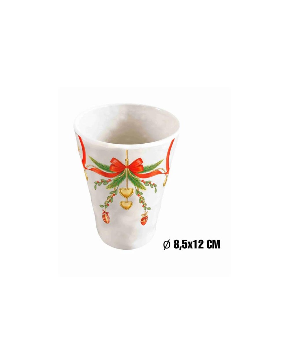 BICCHIERE NATALIZIO FIOCCHI  ME-1645-3260