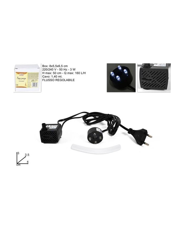 POMPA SOMMERSA 3W C/LUCE...