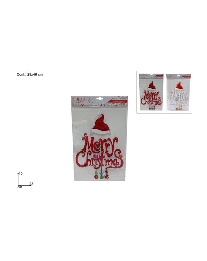 STICKER FLOCCATO MERRY...