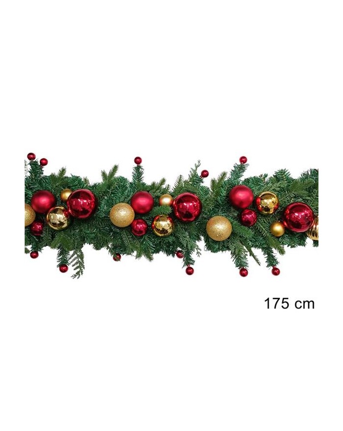 GHIRLANDA 175cm CON PALLE...