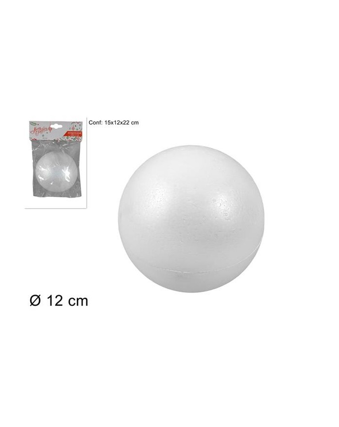 PALLA POLISTER.12cm. 1pz....