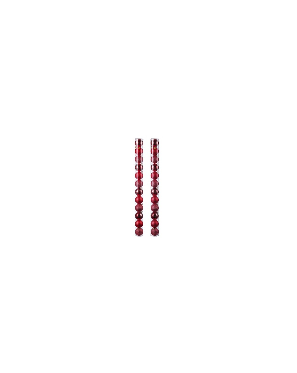 SET 12 PALLINE ROSSE NAT. D.6  A798007