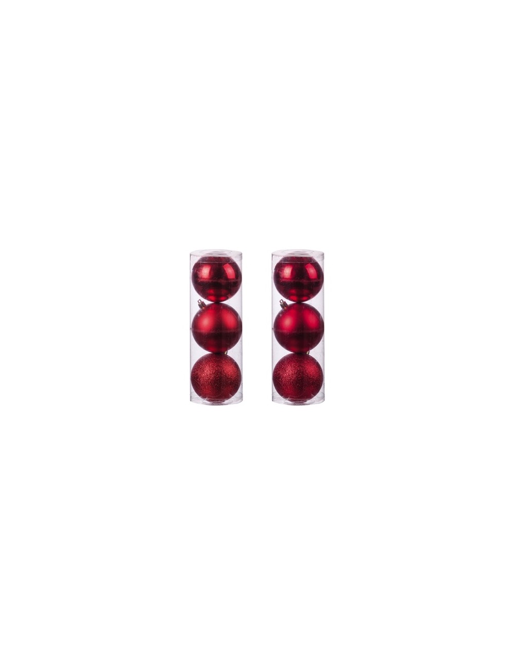 SET 3 PALLINE ROSSE NAT. D. 8  A798008