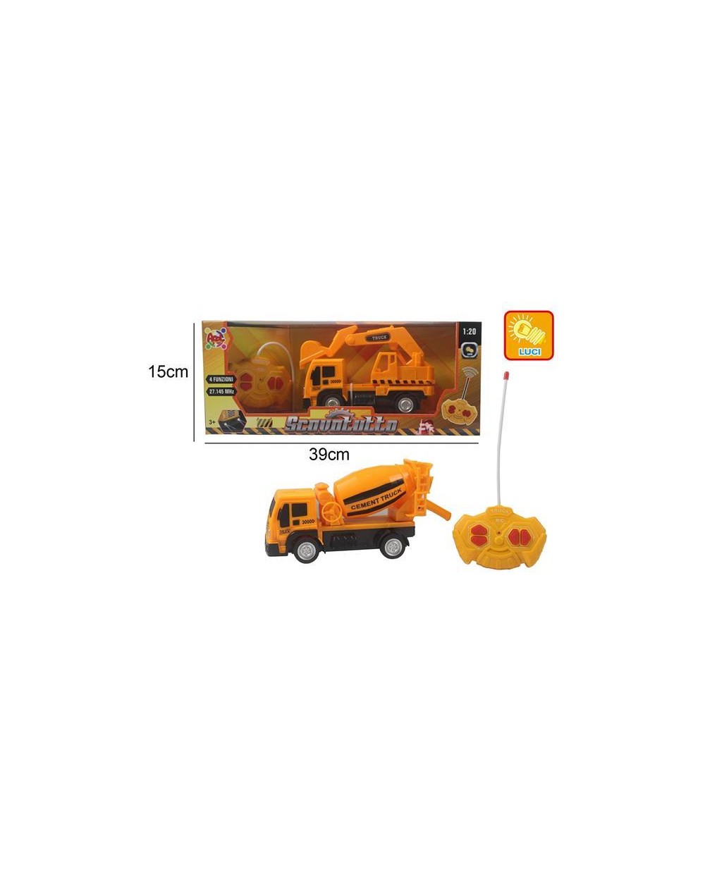 AUTOMEZZI SCAVATUTTO RADIOCOMANDO  40162