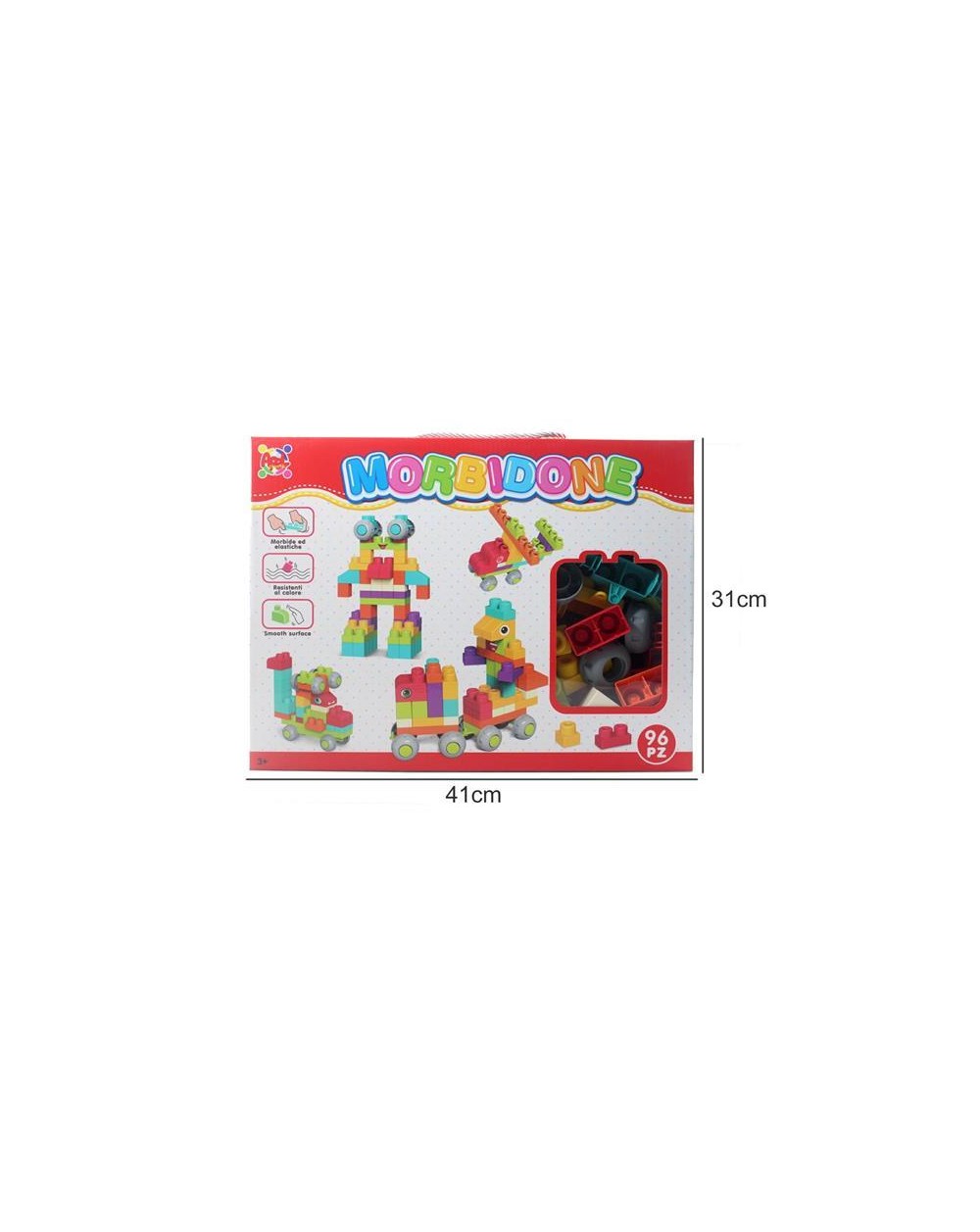 SET COSTRUZIONI MORBIDE 96pz  A198144