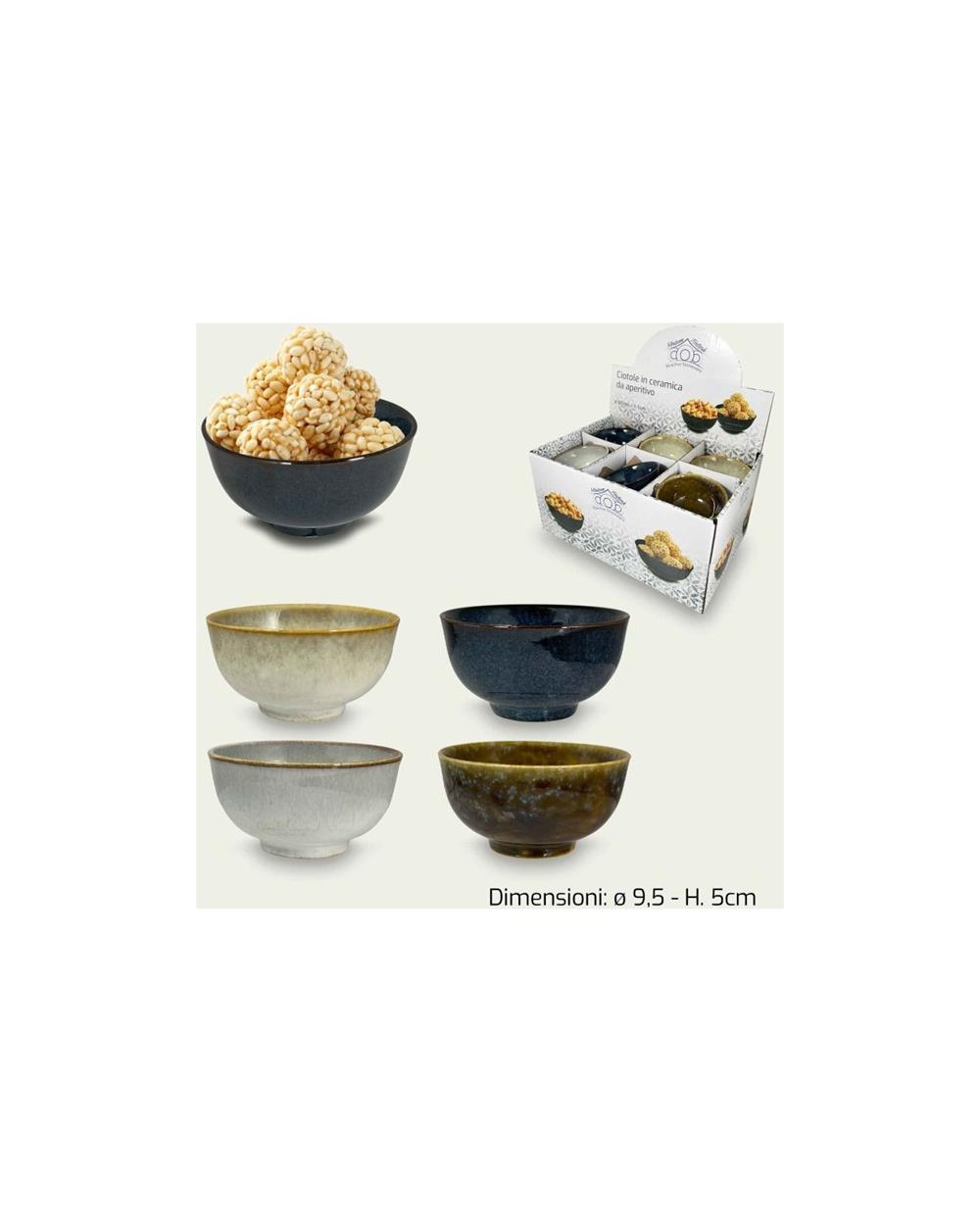 CIOTOLA FINGERFOOD 9,5cm 5h.  A198181