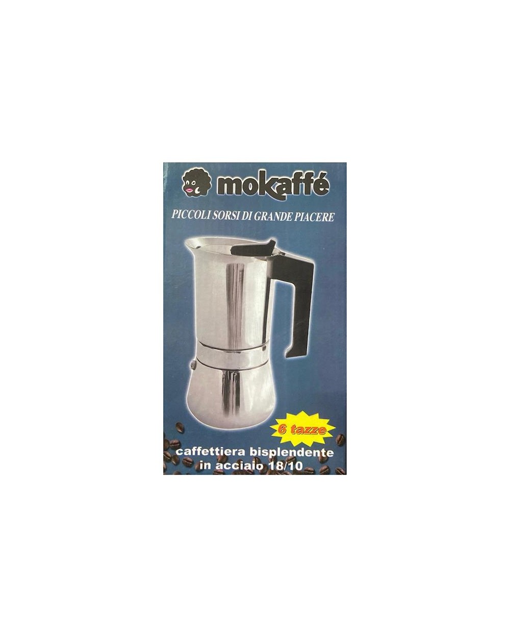 CAFFETTIERA MOKAFFE` INOX 6TZ.  A010234