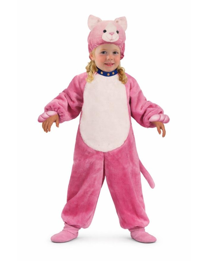 COSTUME GATTINA ROSA 3/4 ANNI  A049042