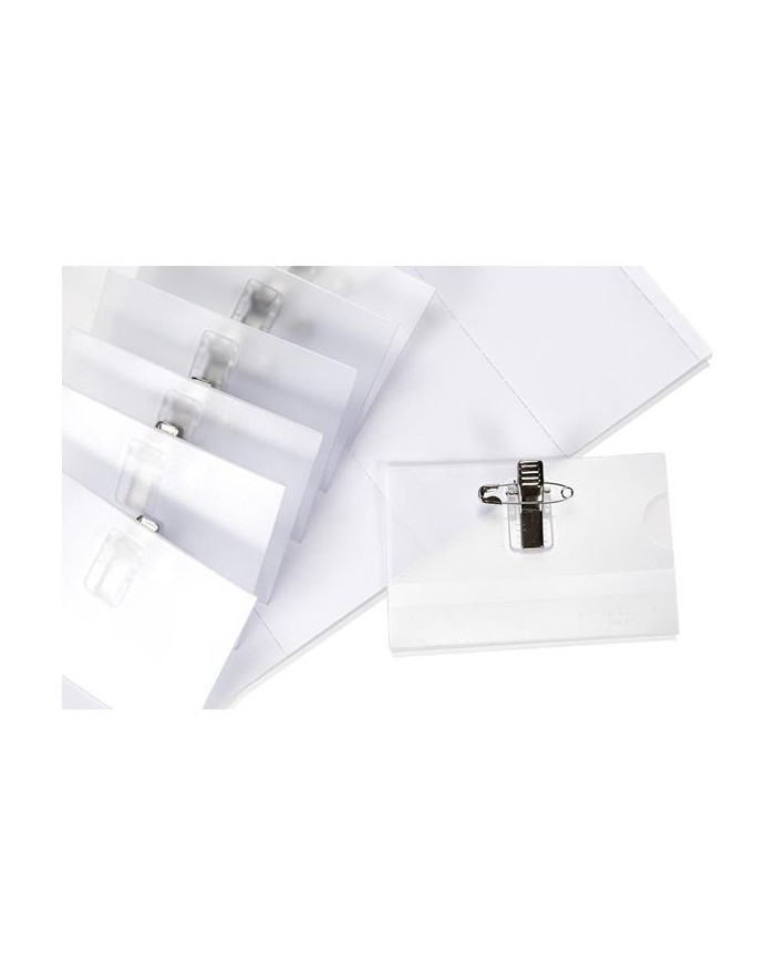 PORTA BADGE PVC CON SPILLA...