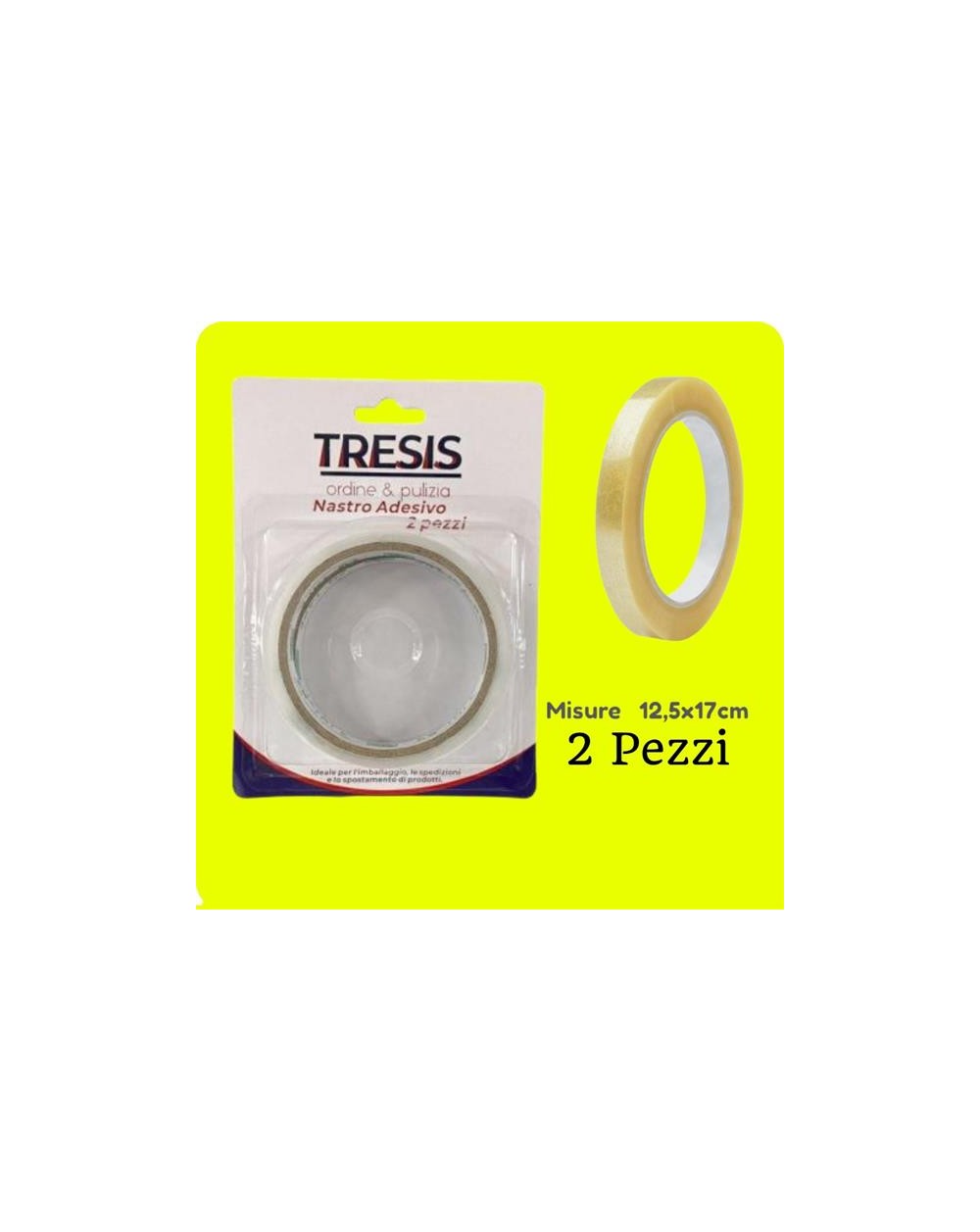 NASTRO ADESIVO 2PZ.  8054144367972
