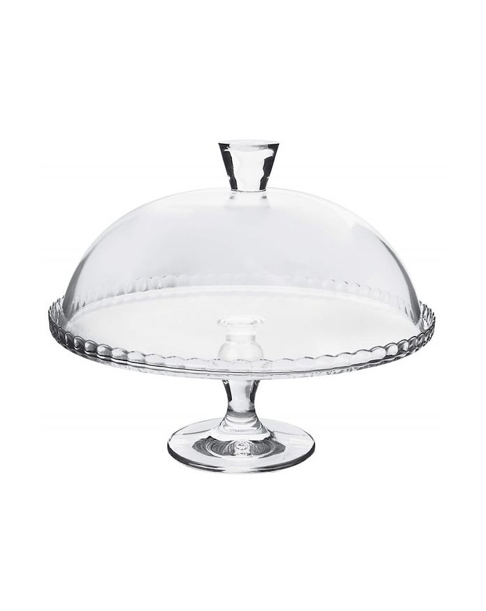 VASSOIO TORTA VETRO C/PIEDE...