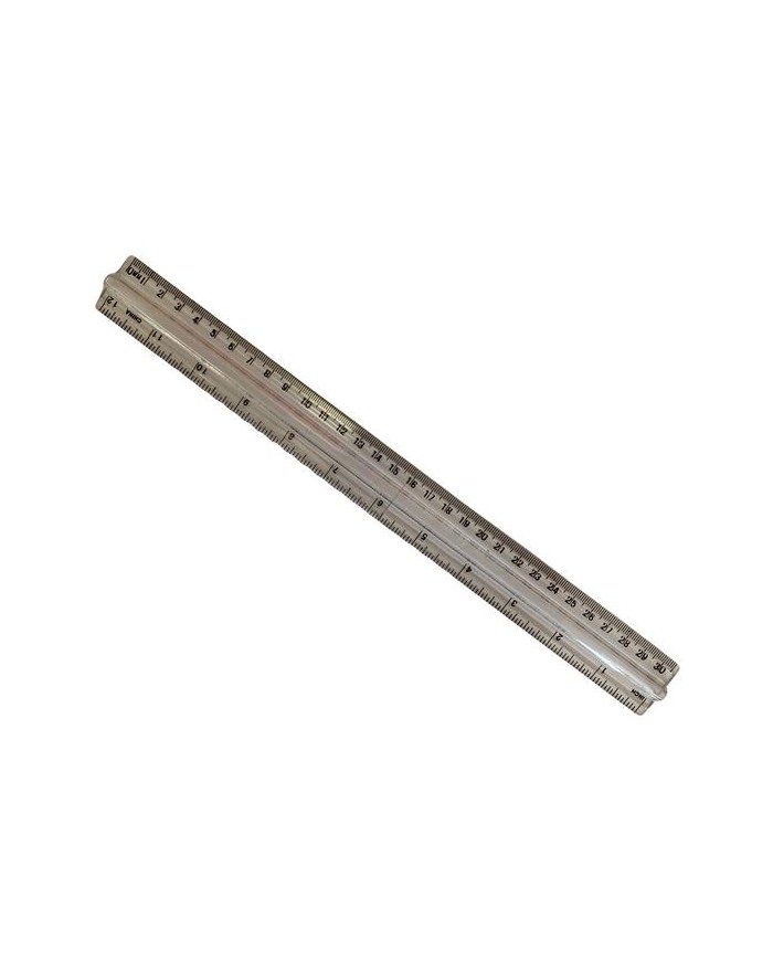 RIGHELLO TRASPARENTE 30CM...