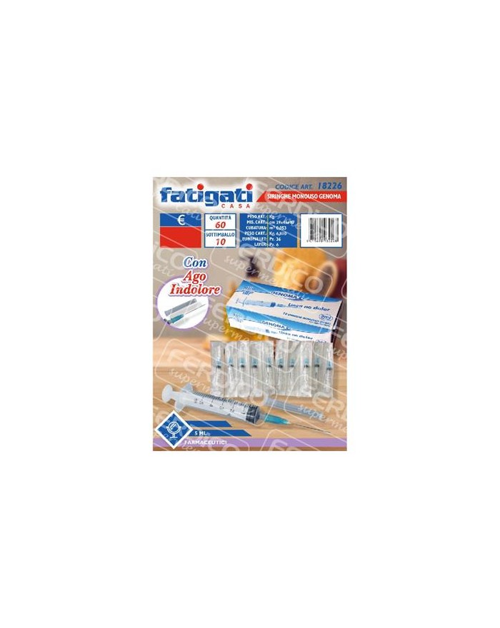 SIRINGA NO DOLOR 5ml.  A121391