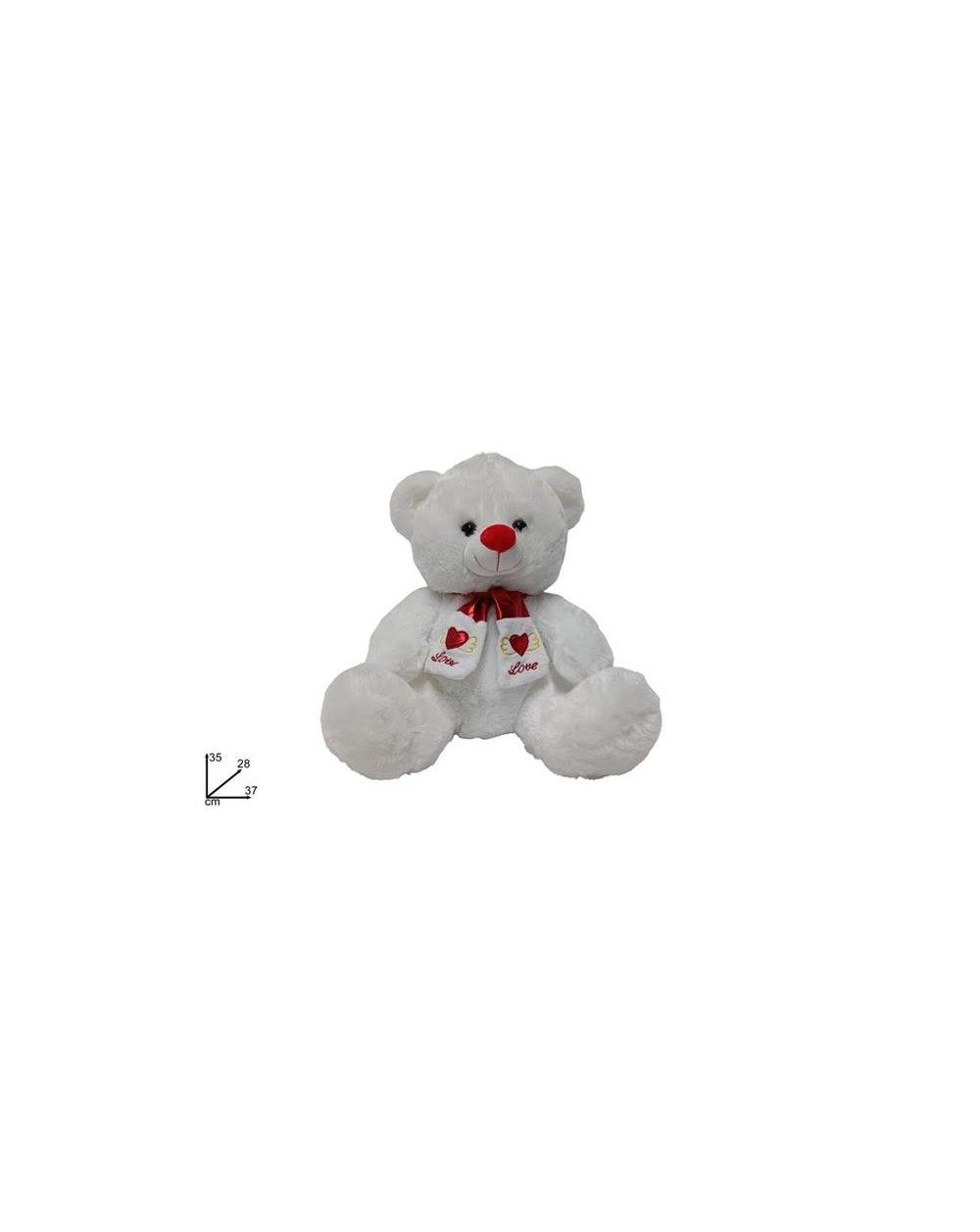 PELUCHE ORSO CON SCIARPA 35CM  A132073