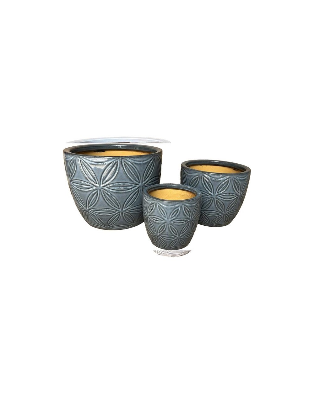 VASO DALIA CERAMICA 28CM GRIGIO  A163931