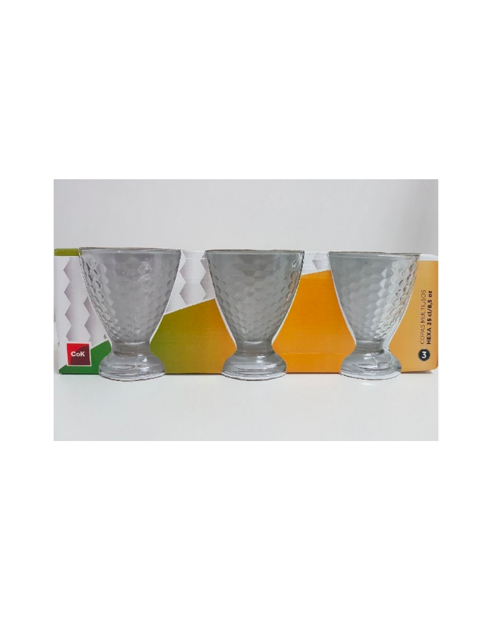 SET 3 pz. COPPA HEXA 25 cl...