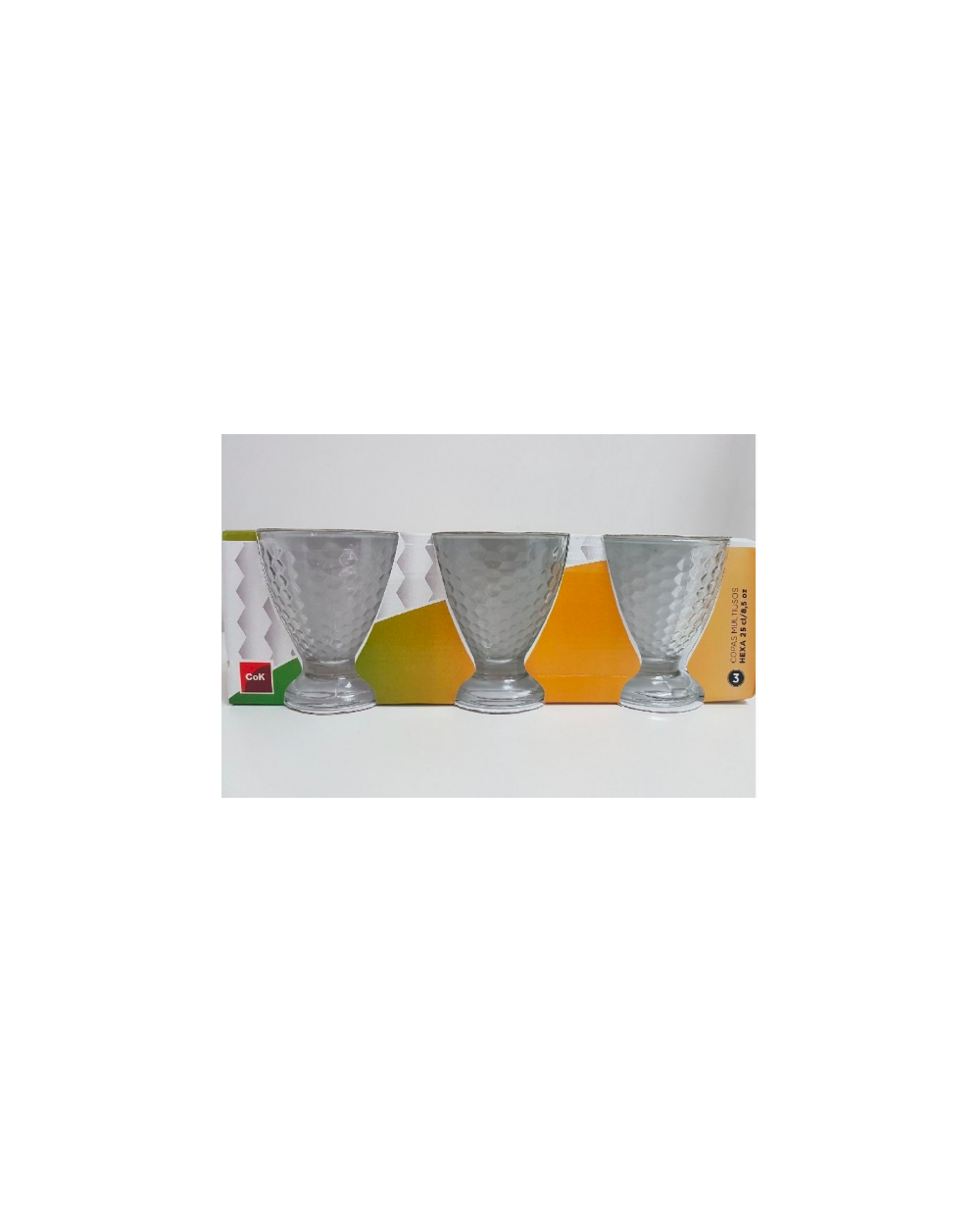SET 3 pz. COPPA HEXA 25 cl  A189592