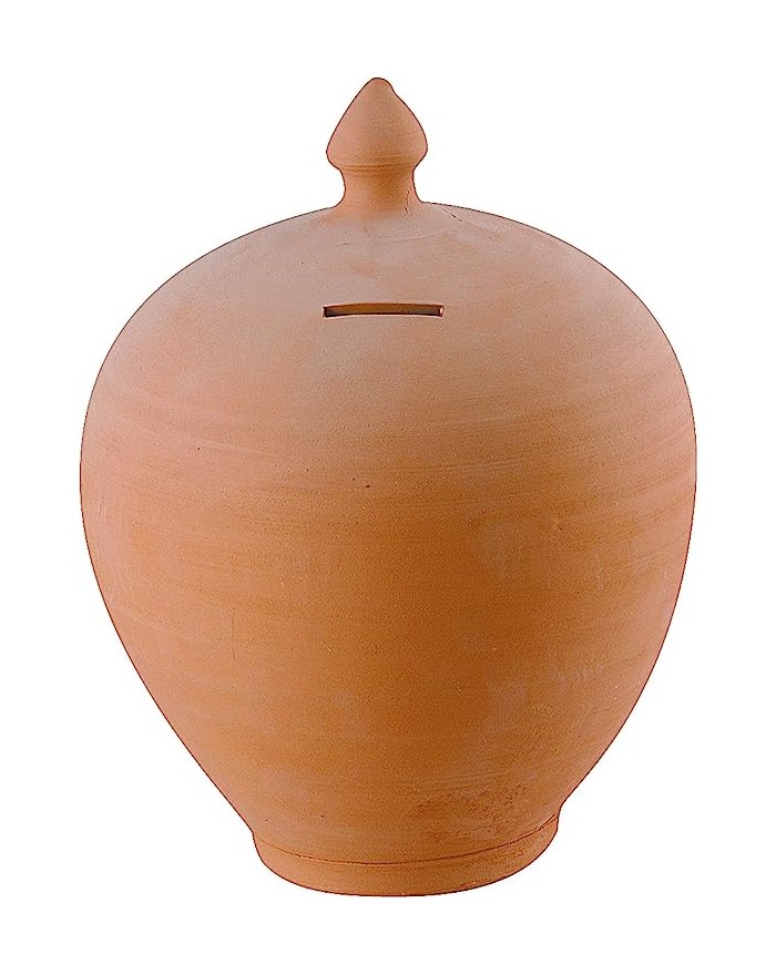 SALVADANAIO 25cm.GREZZO  A105546