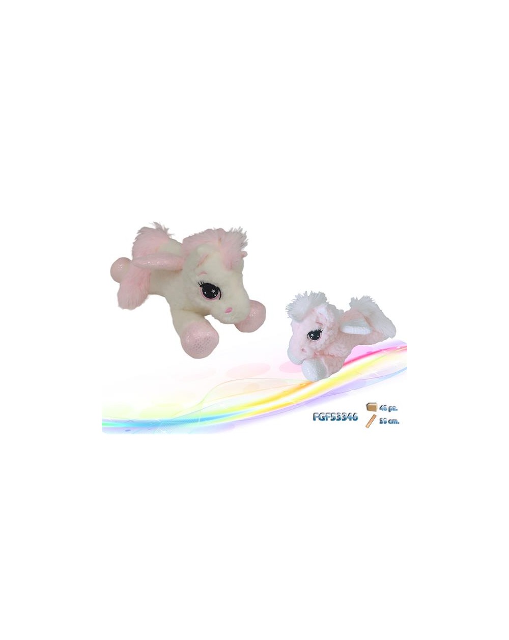 UNICORNO PELUCHE cm 35  A198278