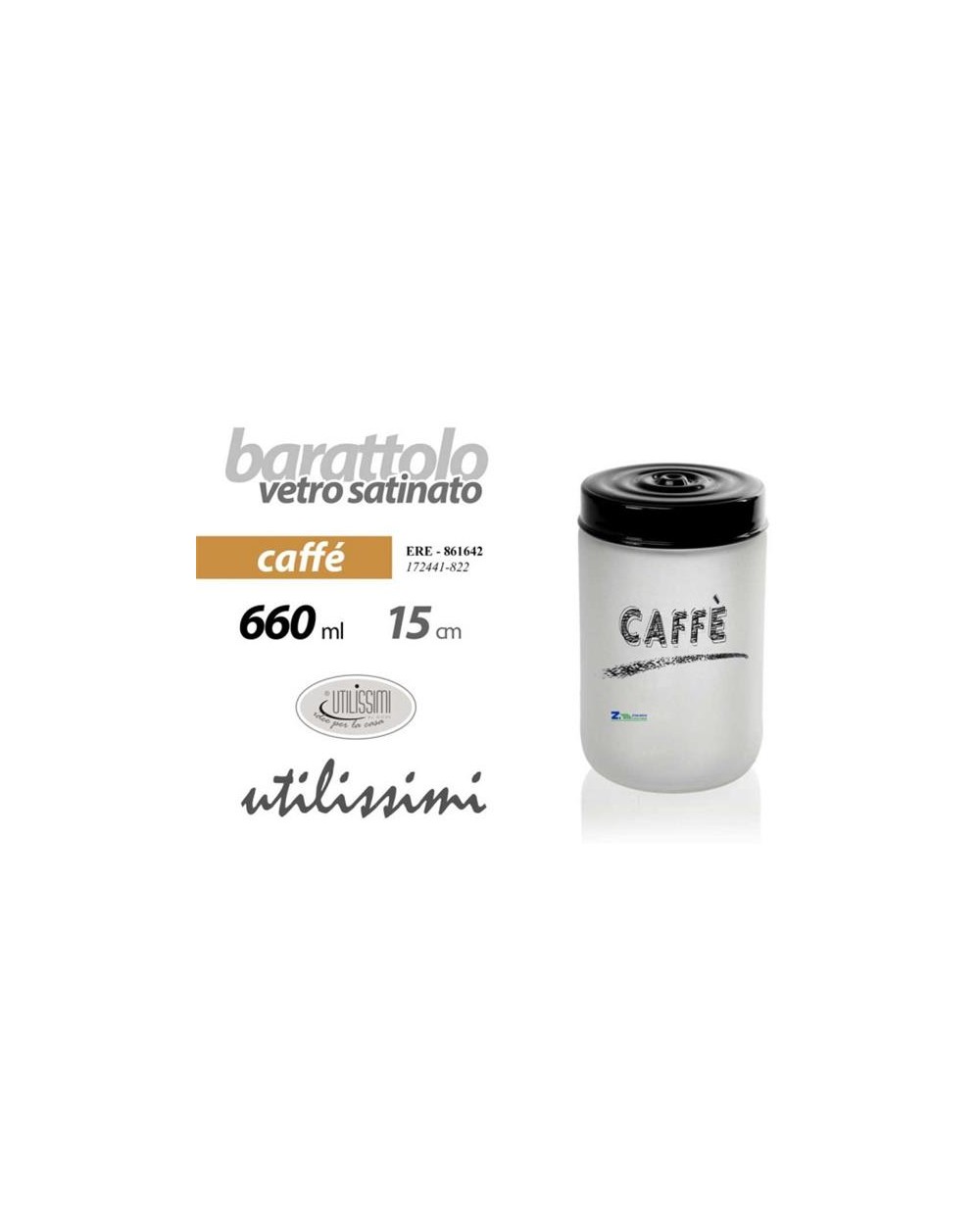 BARATTOLO CAFFE\\ 660cc 15 cm  A198367