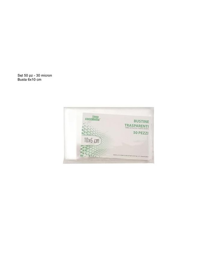 BUSTINE TRASPARENTI 10X6...