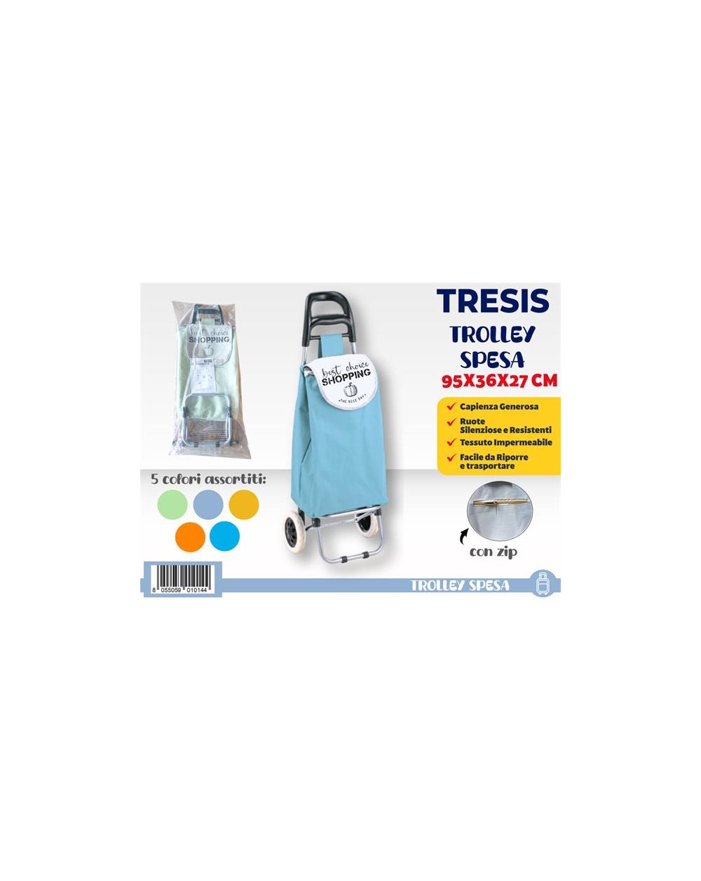 TROLLEY SPESA COL/ASS  A198494