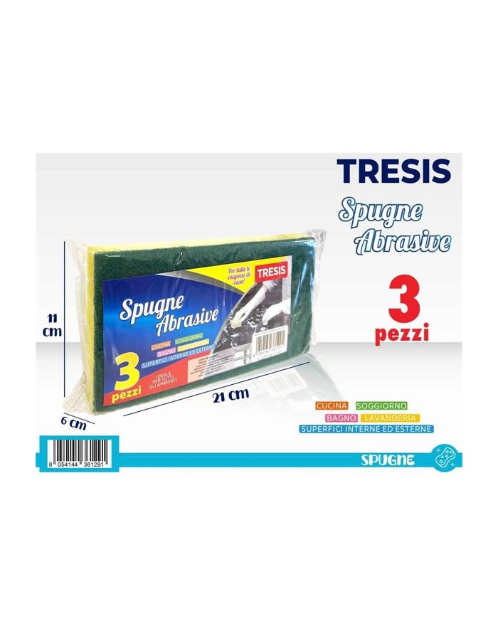 SET SPUGNE CUCINA 1X3  A198506