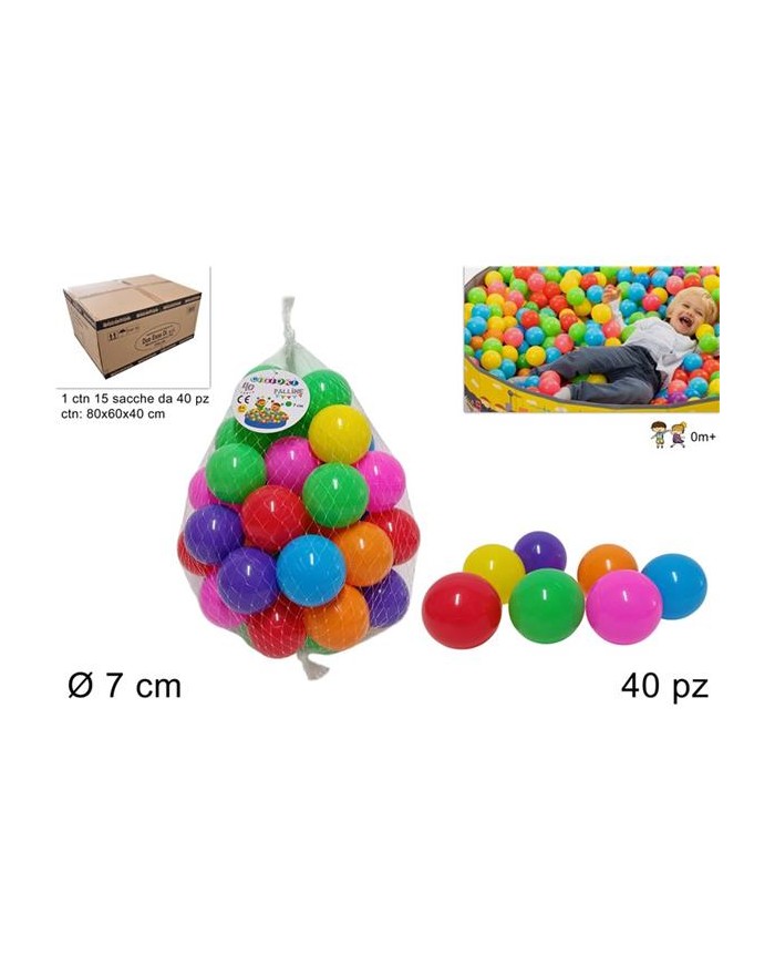 SACCA PALLINE 7CM 40PZ...