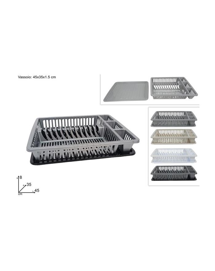 SCOLA STOVIGLIE CON VASSOIO...