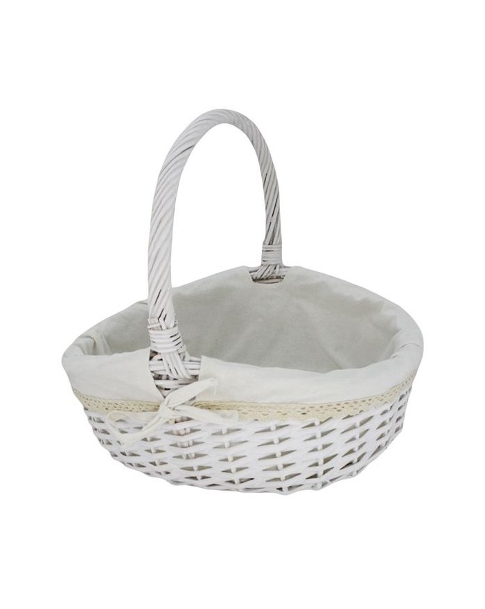 CESTO RATTAN BIANCO...