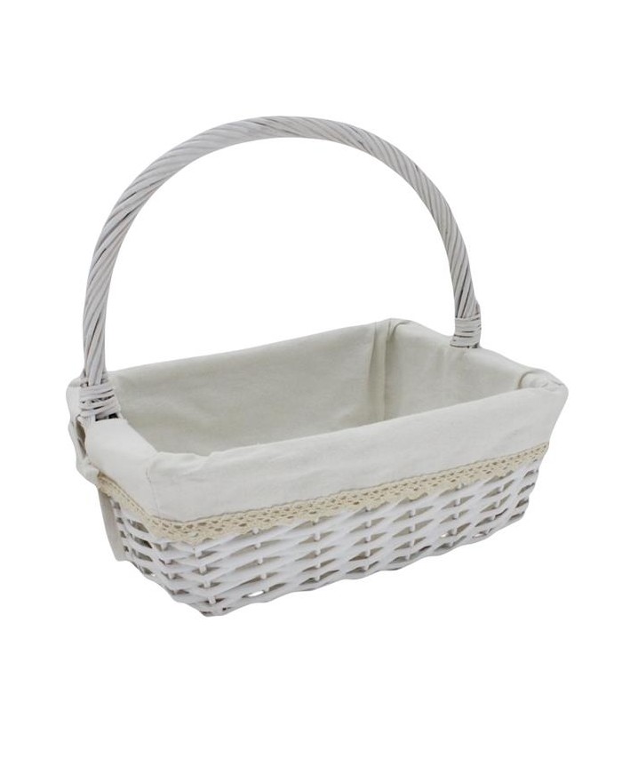 CESTO RATTAN BIANCO...