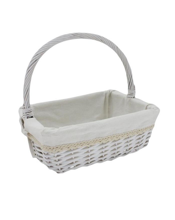 CESTO RATTAN BIANCO...