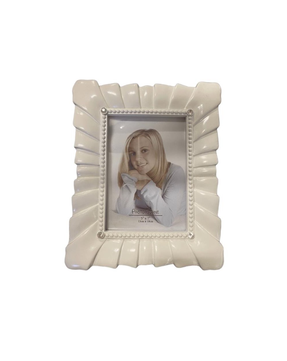 CORNICE RESINA BIANCA 13X18CM  A158230