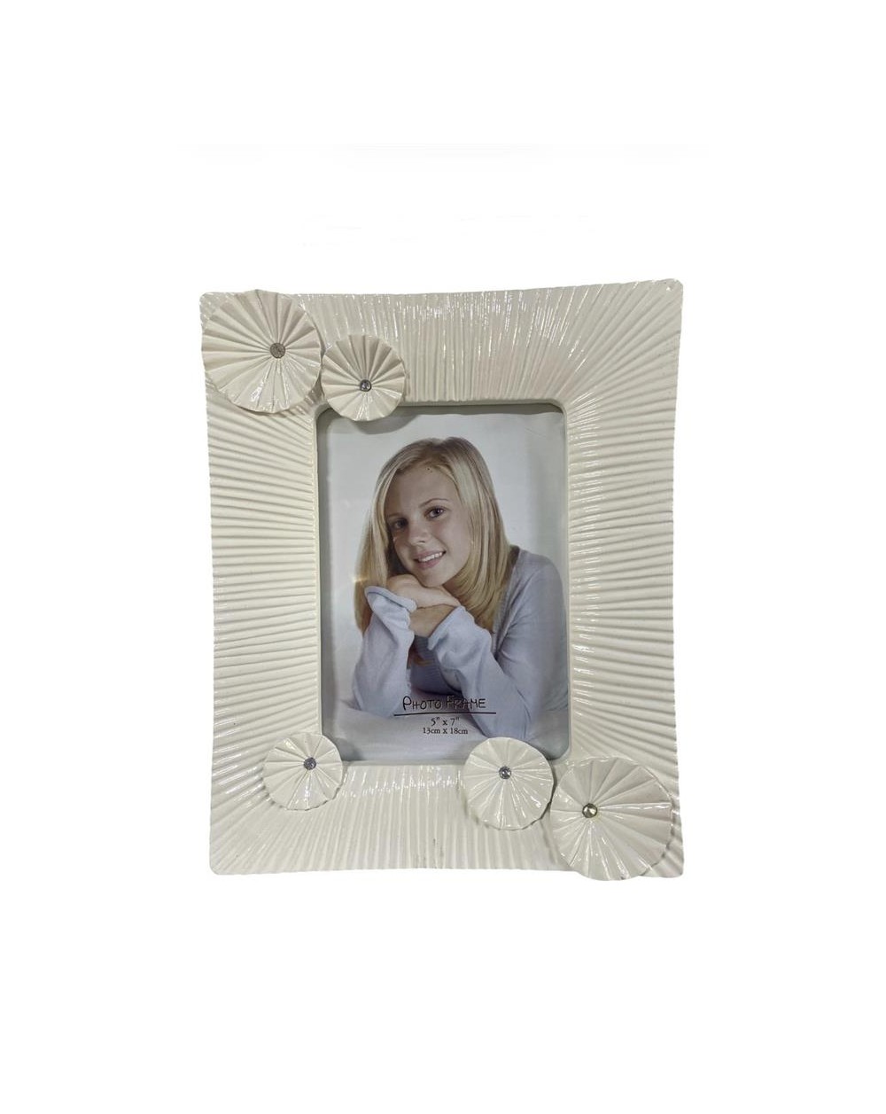 CORNICE RESINA BIANCA 13X18CM  A158610