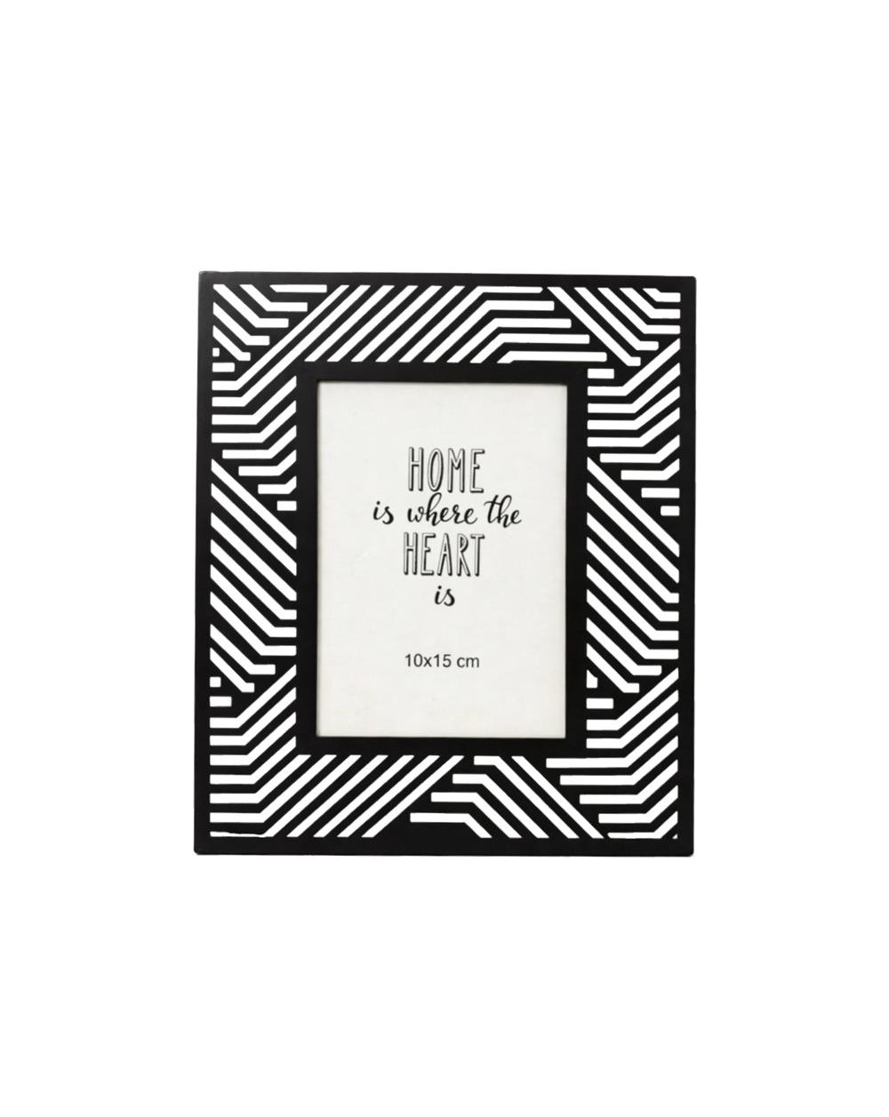 PORTAFOTO IN METALLO NERO 10X15CM  A294208