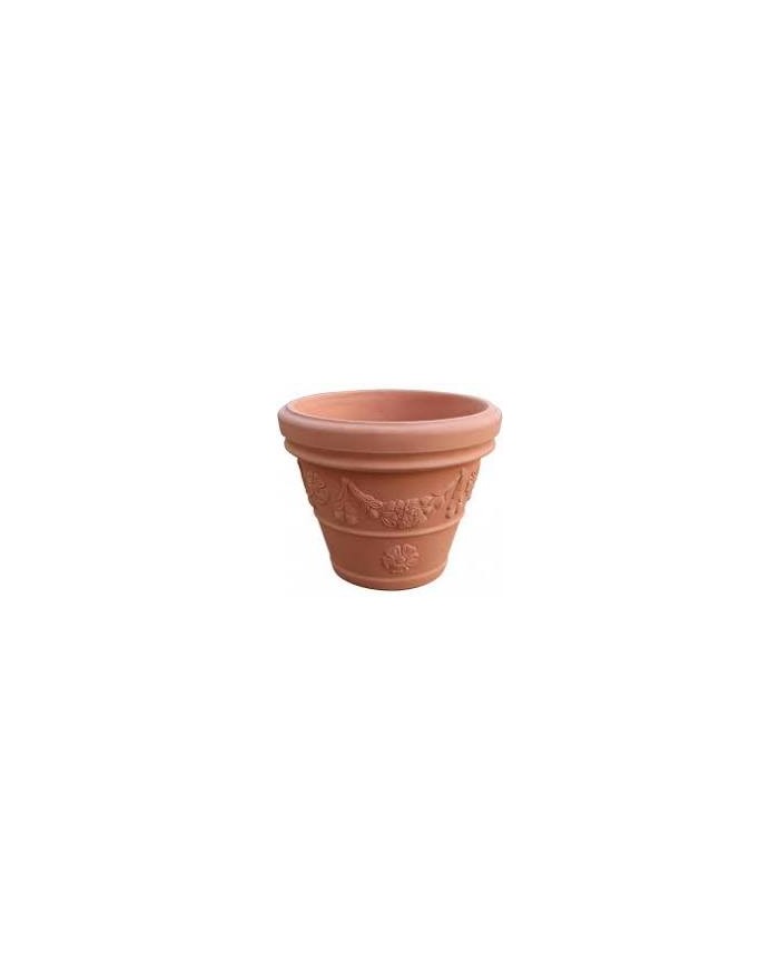 VASO FESTONATO D.65cm.TERRACOTTA  A074253