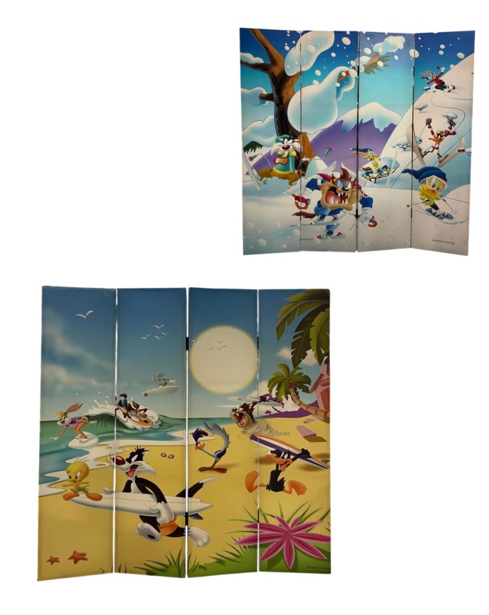 PARAVENTO 4 ANTE 130CM LOONEY TUNES A170102