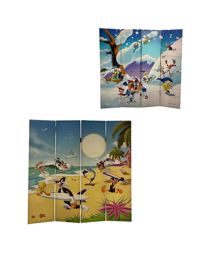PARAVENTO 4 ANTE 130CM LOONEY TUNES A170102