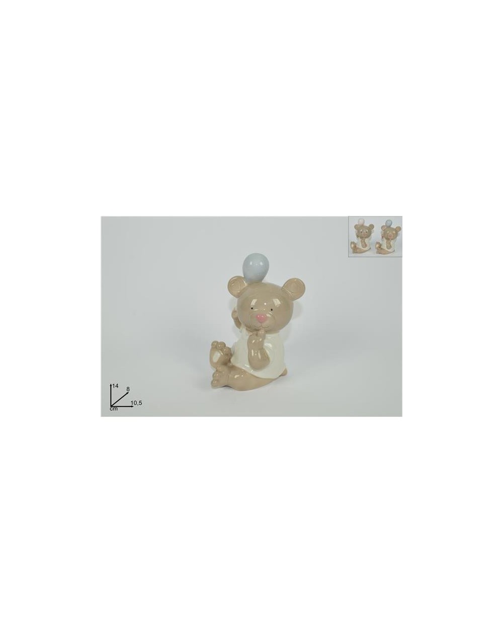 ORSO SEDUTO CON PALLONCINO A000102
