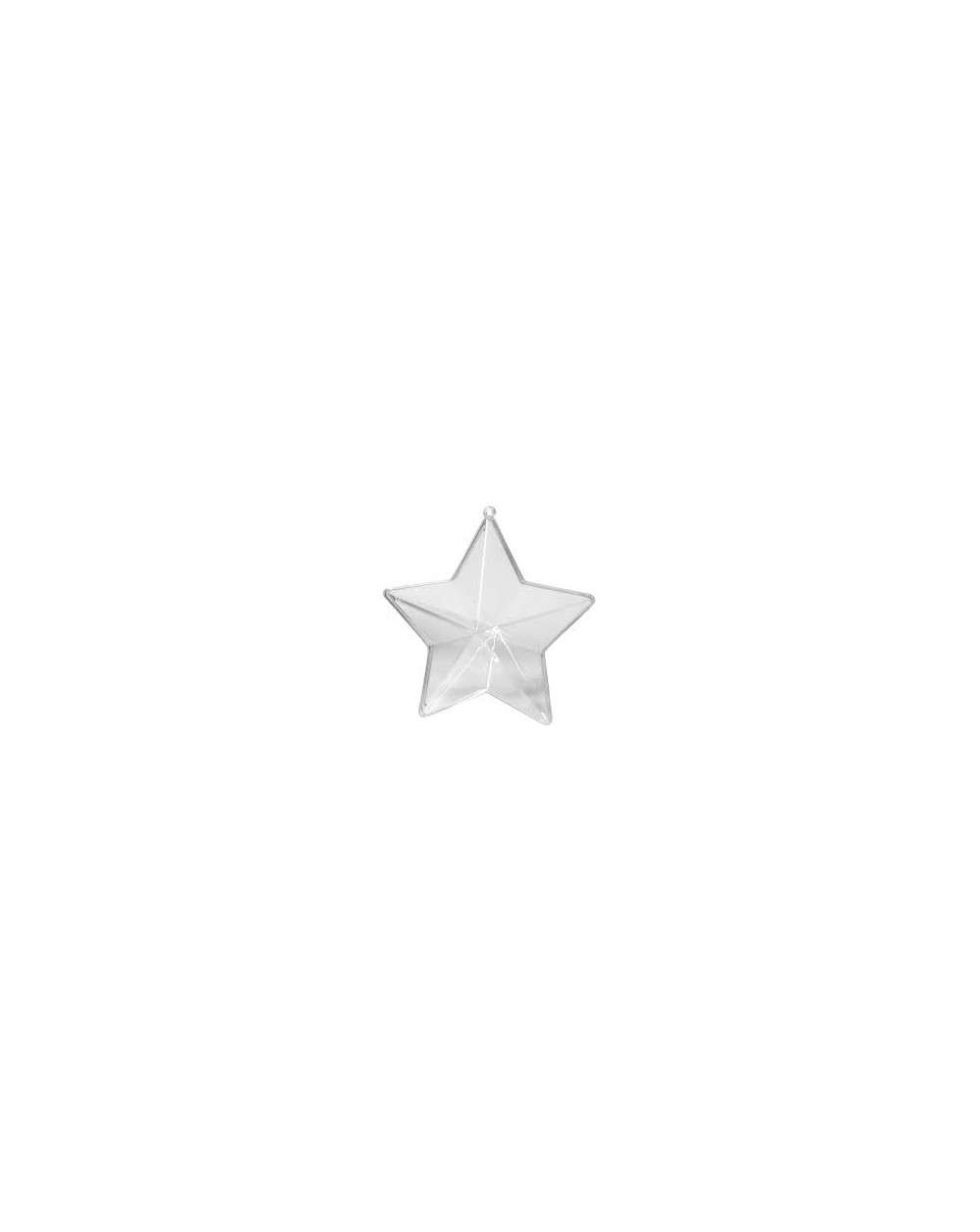 SET 3 STELLE PLASTICA TRASP.8 cm A200653