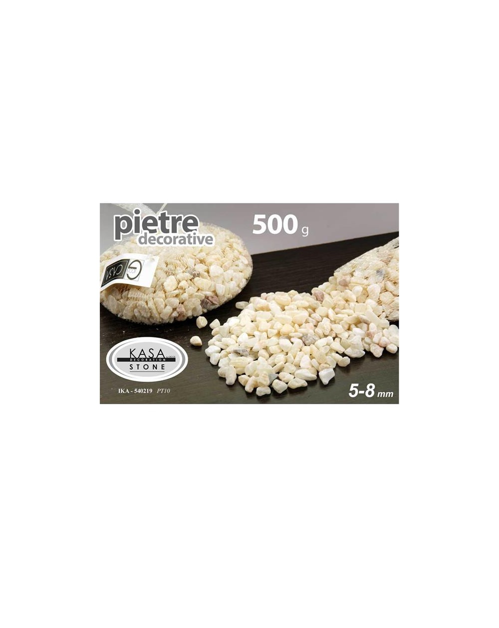 PIETRE DECORATIVE BIANCHE 500 GR  540219