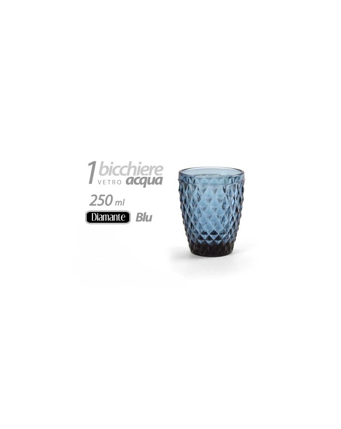 BICCHIERE ACQUA BLU 250cc...