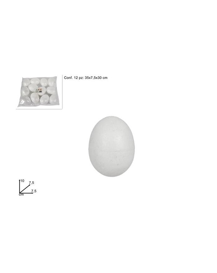 UOVA POLISTIROLO 10cm.10pz....