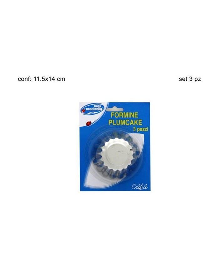 TRIS FORMINE PLUMCAKE CH004...