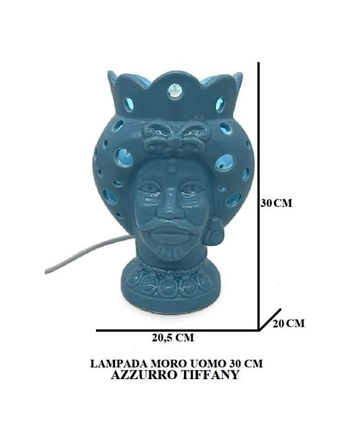 LAMPADA MORO UOMO 30cm AZZ...