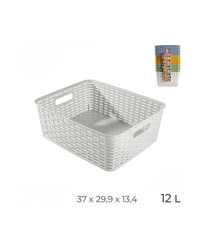 CESTINO RATTAN 12LT COL.ASS...