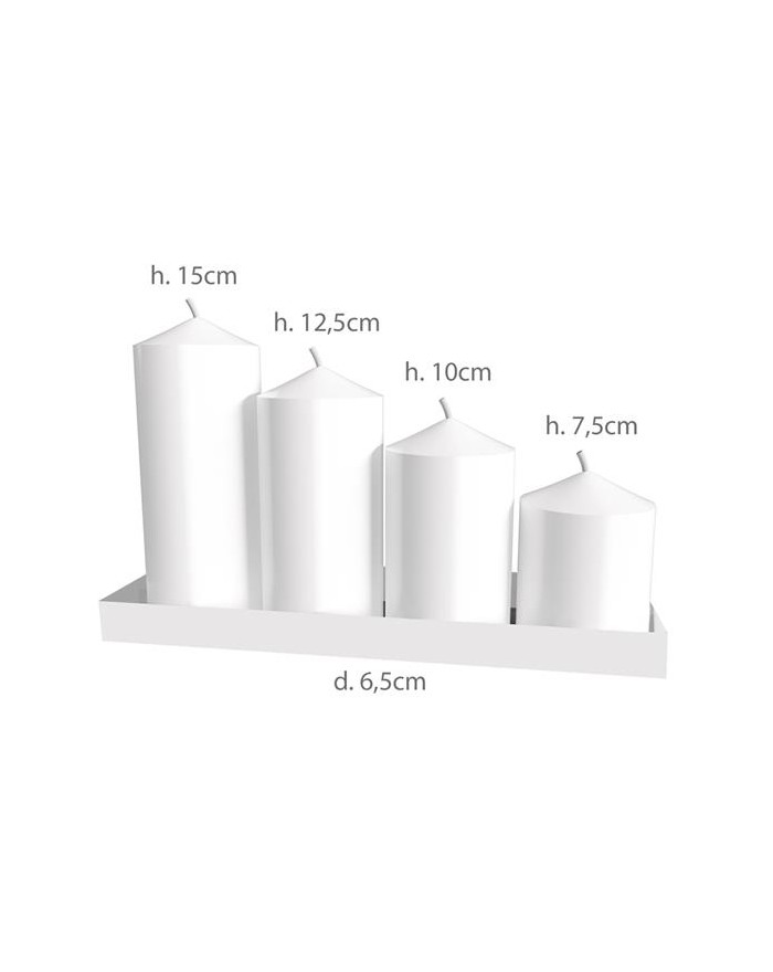 SET 4pz MOCCOLO 6.5cm  2626