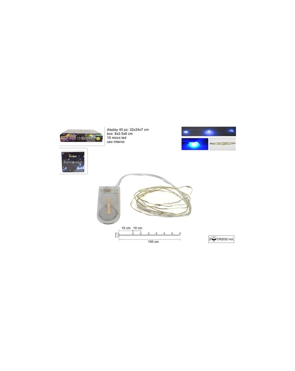 FILO 10 MICRO LED BLU BATT.  A291359